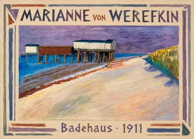 Marianne von Werefkin Badehaus No1 - Poster