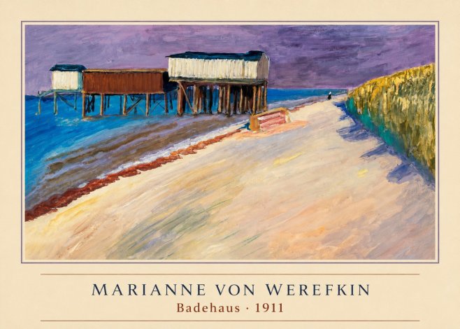 Marianne von Werefkin Badehaus No4 - Poster