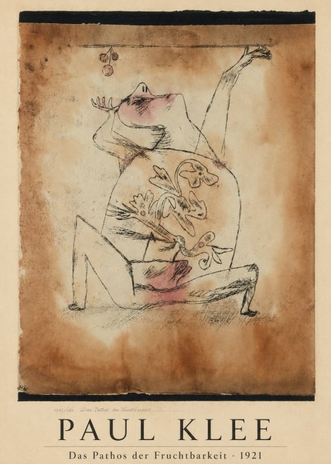 Paul Klee Das Pathos Der Fruchtbarkeit No1 - Poster