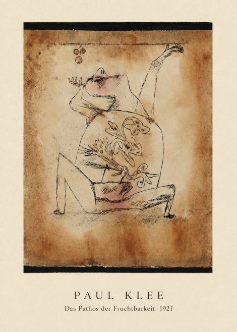 Paul Klee Das Pathos Der Fruchtbarkeit No6 - Poster