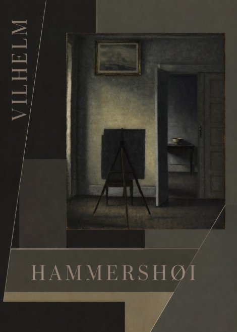 Vilhelm Hammershøi Interior with the Artist's Easel III No5 - Poster