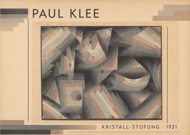 Paul Klee Kristall-stufung II No1 - Poster