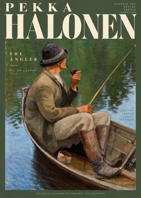 Pekka Halonen The Angler No2 - Poster