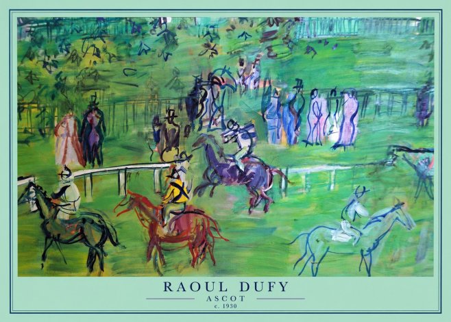 Raoul Dufy Ascot No4 - Poster