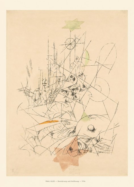 Paul Klee Zerstörung Und Hoffnung II No6 - Poster