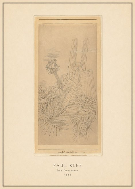 Paul Klee Das Gartentor I No3 - Poster