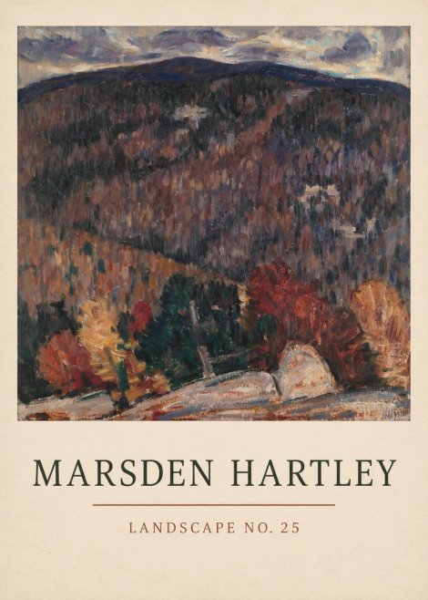 Marsden Hartley Landscape No. 25 No3 - Poster