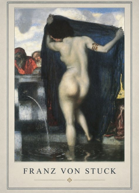 Franz von Stuck Susanna and the Elders No2 - Poster