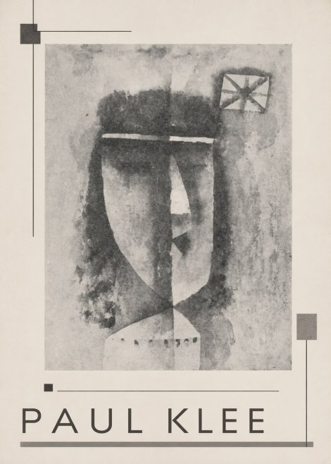 Paul Klee Head of a Man No3 - Poster