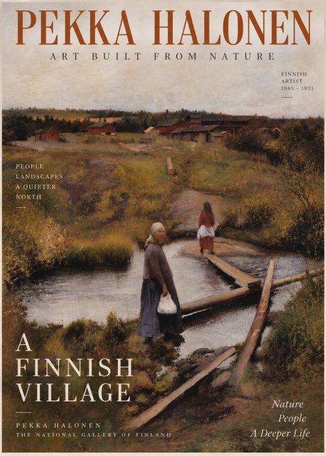 Pekka Halonen A Finnish Village No2 - Poster
