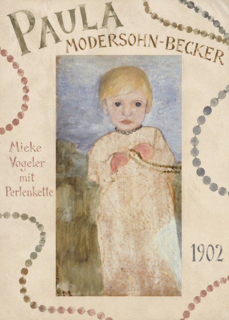 Paula Modersohn-Becker Mieke Vogeler Mit Perlenkette No6 - Poster