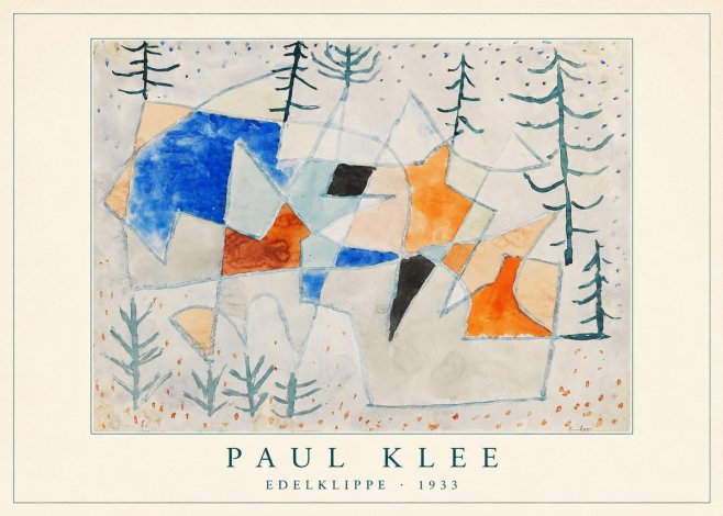 Paul Klee Edelklippe No3 - Poster