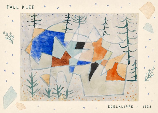 Paul Klee Edelklippe No5 - Poster