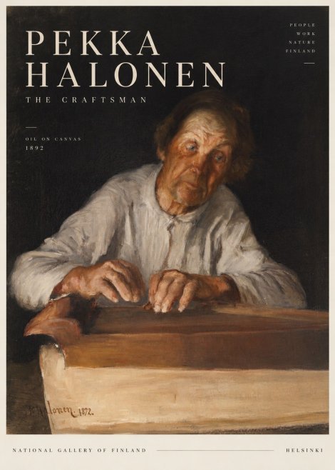 Pekka Halonen The Old Man No6 - Poster