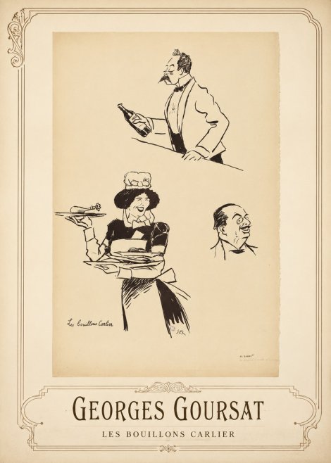 Georges Goursat Les Bouillons Carlier II No1 - Poster