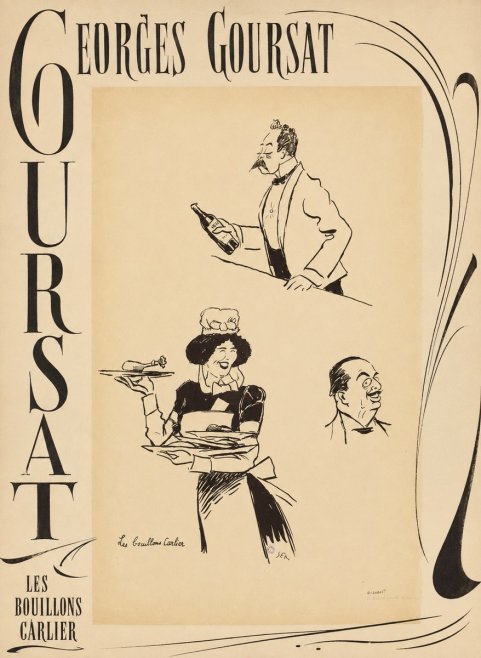 Georges Goursat Les Bouillons Carlier II No6 - Poster
