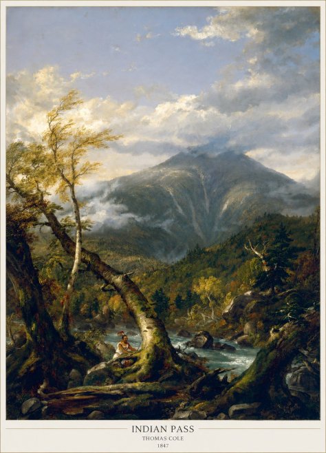 Thomas Cole Indian Pass II No6 - Poster