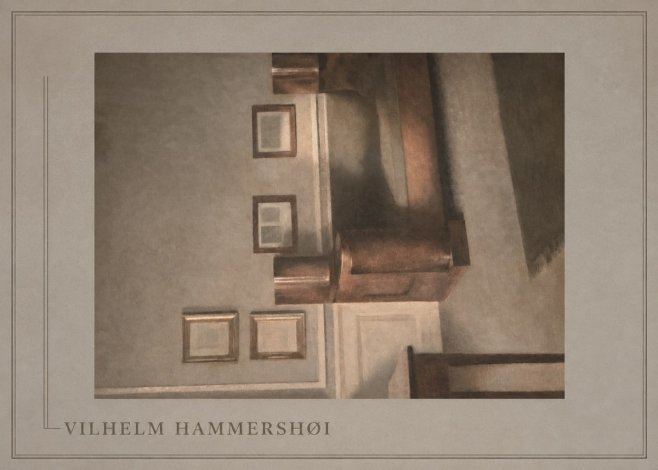 Vilhelm Hammershøi Interior II No1 - Poster
