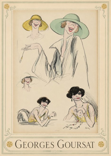 Georges Goursat Elegant Parisian Caricatures No1 - Poster