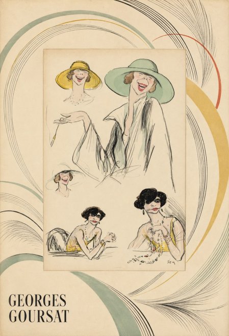 Georges Goursat Elegant Parisian Caricatures No4 - Poster