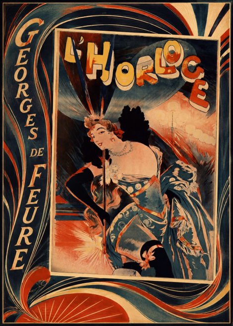 Georges de Feure L'horloge III No2 - Poster