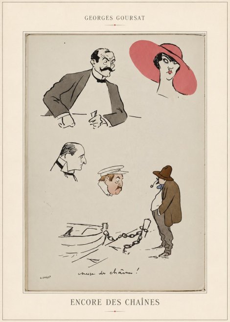 Georges Goursat Encore Des Chaînes! No4 - Poster