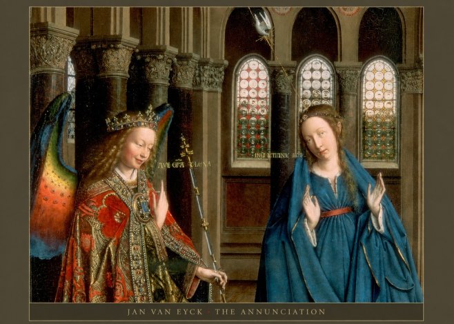 Jan van Eyck The Annunciation II No4 - Poster