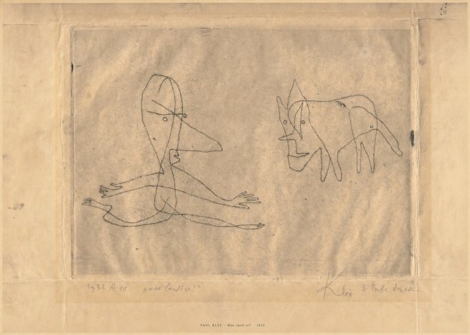 Paul Klee Was Läuft Er? No6 - Poster