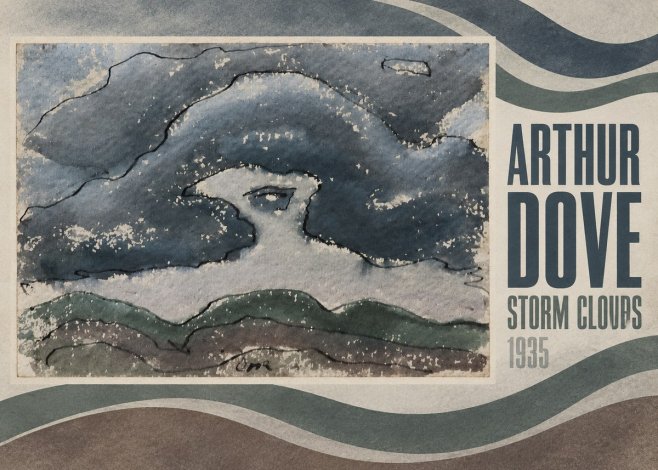 Arthur Dove Storm Clouds No4 - Poster