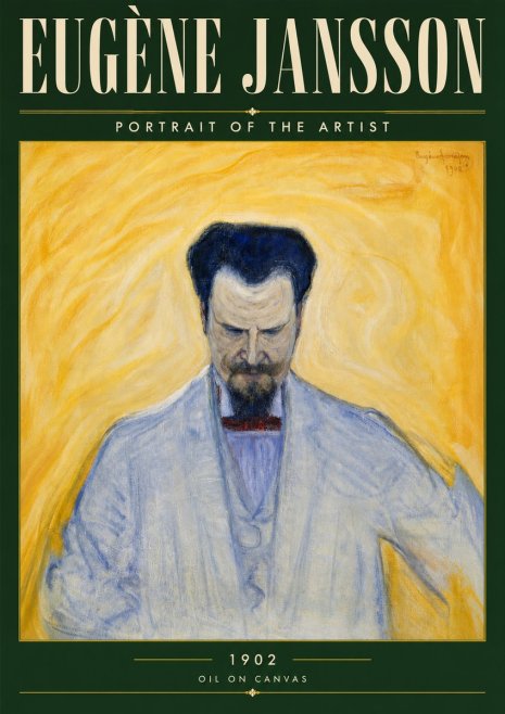 Eugène Jansson Portrait of the Artist II No5 - Poster
