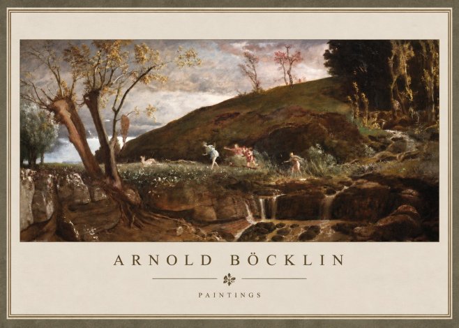 Arnold Böcklin Nymphs and Satyr No3 - Poster