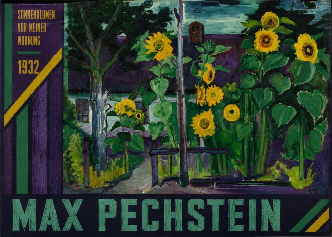 Max Pechstein Sonnenblumen Vor Meiner Wohnung No5 - Poster