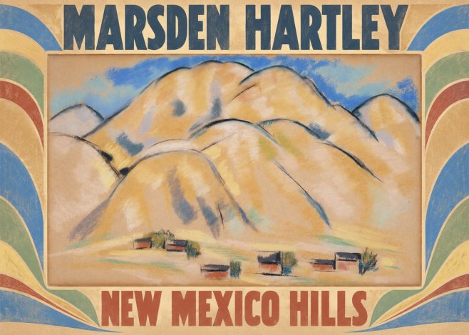 Marsden Hartley New Mexico Hills No5 - Poster