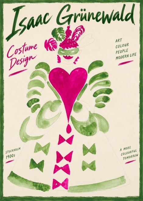 Isaac Grünewald Costume Design XVI No4 - Poster