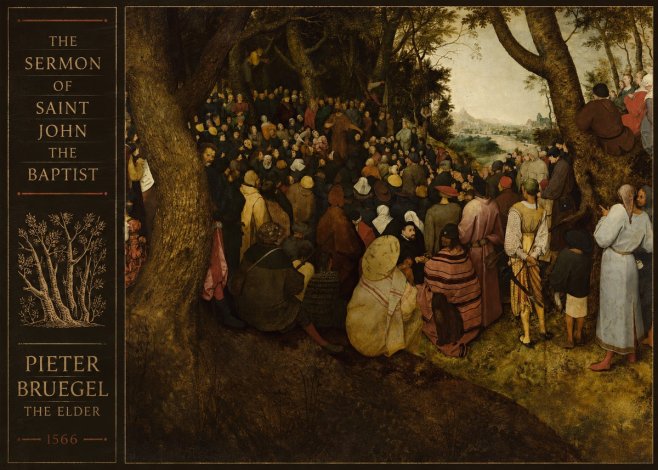 Pieter Bruegel The Sermon of Saint John the Baptist II No3 - Poster