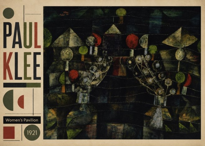 Paul Klee Women's Pavilion No4 - Poster