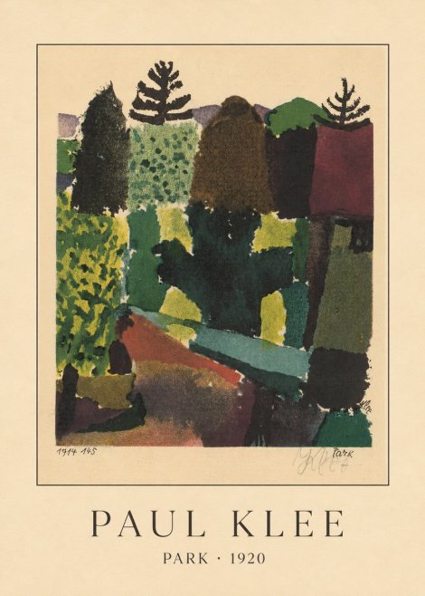 Paul Klee Park II No3 - Poster
