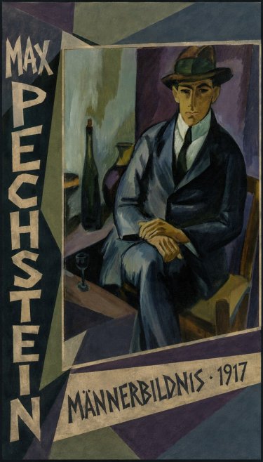 Max Pechstein Männerbildnis • 1917 No2 - Poster