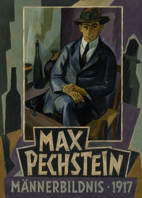 Max Pechstein Männerbildnis • 1917 No5 - Poster
