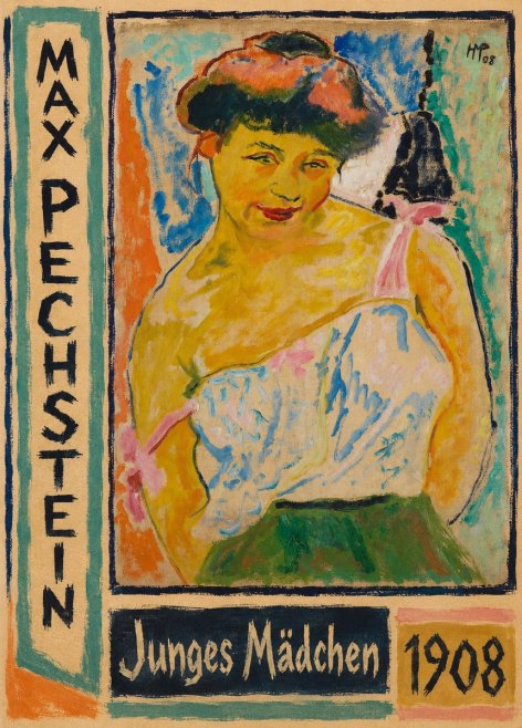 Max Pechstein Junges Mädchen No3 - Poster