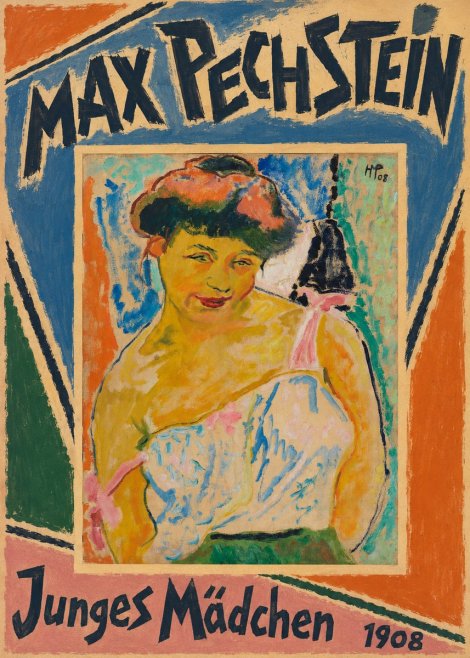 Max Pechstein Junges Mädchen No5 - Poster