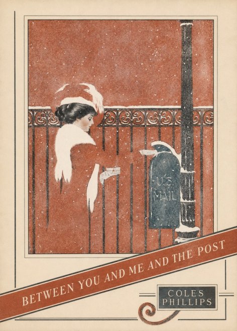 Coles Phillips Between You and Me and the Post No4 - Poster