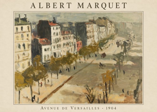 Albert Marquet Avenue De Versailles · 1904 No4 - Poster