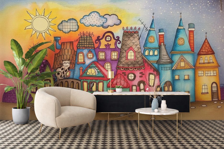 Whimsical Village Vista Ii