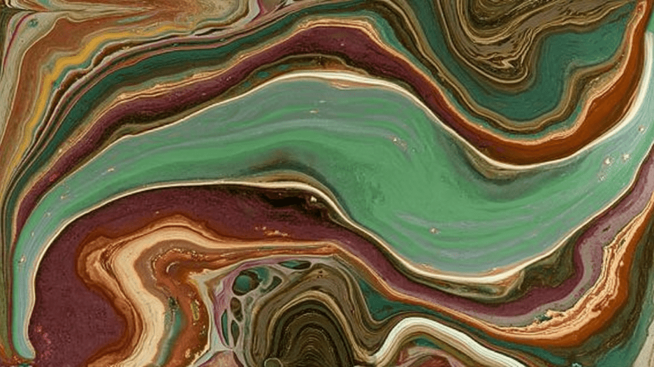 Cascading Marbled Veins