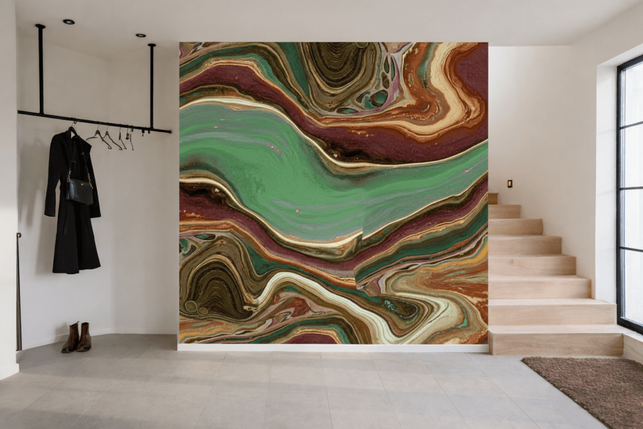 Cascading Marbled Veins