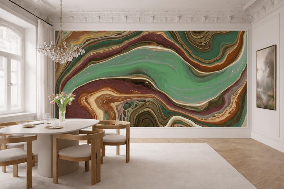 Cascading Marbled Veins