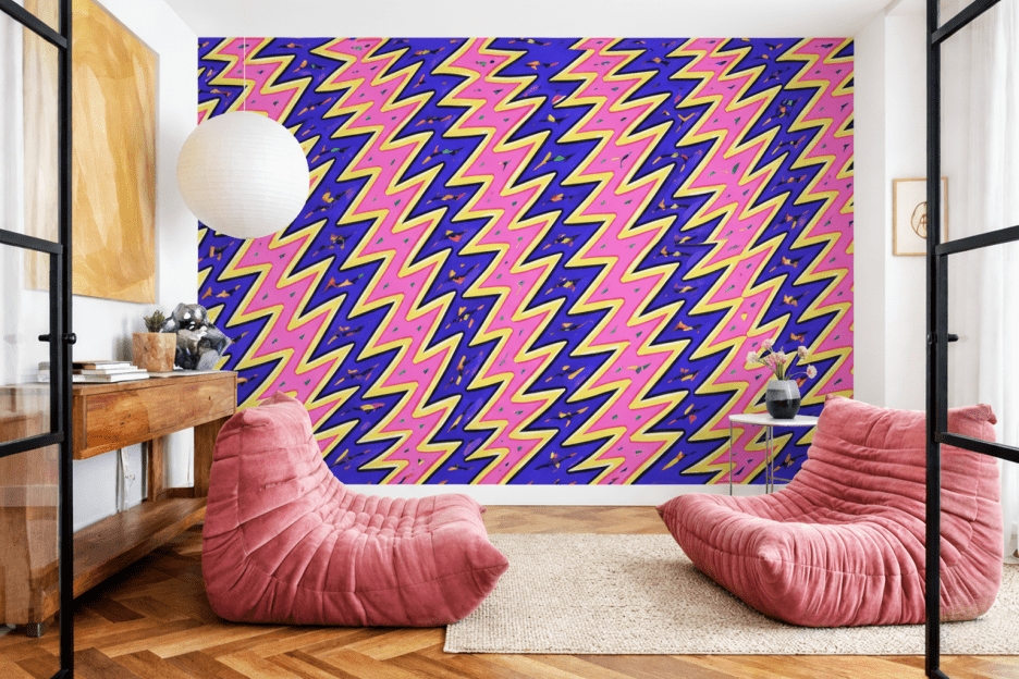 Frosted Zigzag Burst