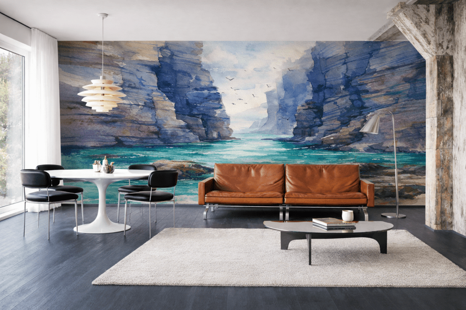 Sculpted Cliffside Waves