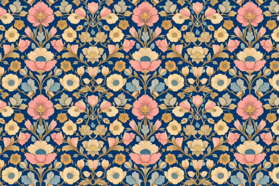 Noble Blossom Tapestry